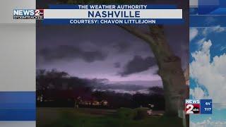 Photos, videos of severe weather across Middle Tennessee overnight
