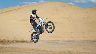 Sand Dunes on Worlds Most Powerful Dirt Bike!