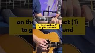 Guitar Strumming Tips - Part 1 - String Separation #shorts