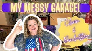 OUR GARAGE IS A MESS!! Garage Clean & Declutter Motivation!!