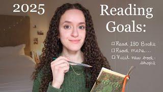 *ambitious* READING GOALS for 2025... can I do it?