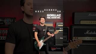 Gorillaz - Feel Good Inc. / tab /  Sterling by Music Man #guitar #guitarcenter #guitartabs