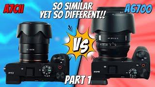 Sony A7Cii Vs Sony A6700 Part 1 - Physical Similarities & Differences | Alissa & Jay