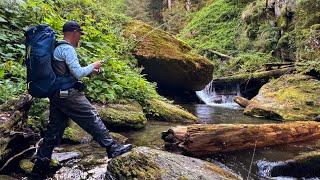 Am PESCUIT la PASTRAV pe cel mai SALBATIC si IZOLAT RAU - DOUA ZILE in PUSTIETATEA MUNTILOR FAGARAS