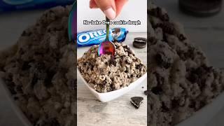 Edible Oreo Cookie Dough  #easyrecipe #recipe