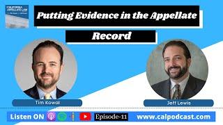 Putting Evidence in the Appellate Record