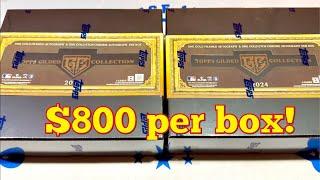 DISGUSTING BOXES!  NEW RELEASE!  2024 TOPPS GILDED COLLECTION BASEBALL CARDS!