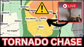  LIVE Chase - Tornado Watch in North Texas & Oklahoma! (November 4, 2024) {S-A-J-D}