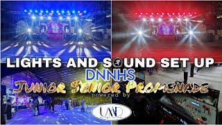 LIGHTS AND SOUND SET UP FOR DNNHS JUNIOR SENIOR PROMENADE 2025 Powered by UMD PRO Lights and Sounds