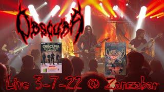 OBSCURA Live @ Zanzabar FULL CONCERT 3-7-22 A Valediction North American 2022 Louisville KY 60fps