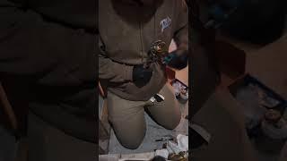 Replacing a pressure regulator #plumbing #plumber #reels #shorts #shortvideos #diy #mustbeplumbin
