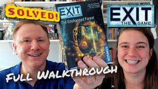 Solved! Exit the Game: The Enchanted Forest - full walkthrough with Dr Gareth and Laura