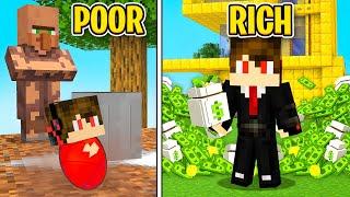 Evolving From Poor Baby to Richest Baby in Minecraft