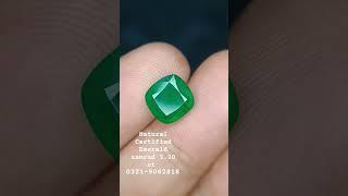 Emerald Zamrud stone top quality certified 3.20 carats for sale #youtubeshorts #shorts