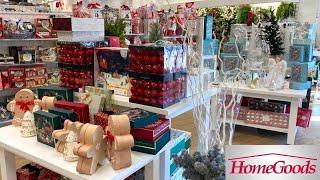 HOMEGOODS CHRISTMAS DECORATIONS CHRISTMAS DECOR TREES SHOP WITH ME SHOPPING STORE WALK THROUGH