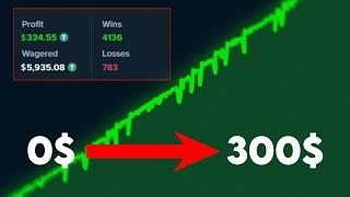 $0 TO $300 DICE STRATEGY ON STAKE (FREE)