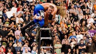 John Cena hits Edge with an Attitude Adjustment from the top of a ladder: Unforgiven 2006