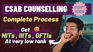 CSAB Counselling Procedure | Best Choice filling Order  | Registration Fee | IMPDates & Cutoff