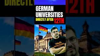 German Universities accepting 12th Marks for Direct Admission#studyabroad #germany #german