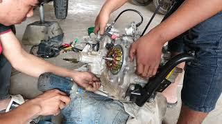 Learn to disassemble Ape city engine with idle fuel pump problem️🪛