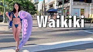 HAWAII PEOPLE  Walk Tour in Waikiki, Honolulu #vacation #oahu  #walkingtour