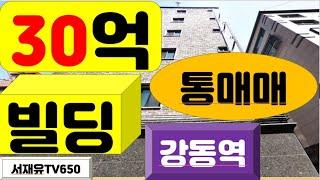 30억 빌딩 통매매 강동역 월드부동산 서재유TV650