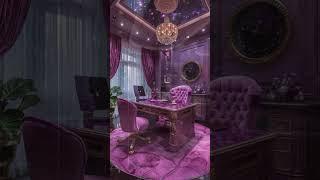 Glam office interior design ideas #interiorinspiration #office #glam