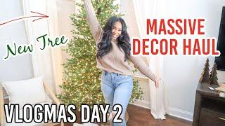 VLOGMAS DAY 2: OUR NEW CHRISTMAS TREE AND MASSIVE CHRISTMAS HAUL // LoveLexyNicole