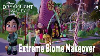 Extreme Biome Makeover Complete Vanellope DISNEY DREAMLIGHT VALLEY