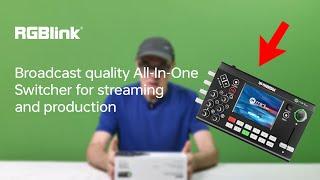 Broadcast quality All-In-One Switcher for streaming and production #rgblink