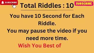 Hard Riddle 01 | Riddles for Kids | Quiz tunnel