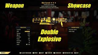 Fallout 76 Legacy Weapon Showcase Double Explosive Automatic Tesla Rifle