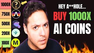 THESE 7 "SECRET" AI CRYPTO COINS WILL 100X BY XMAS?!! (URGENT AF!) 