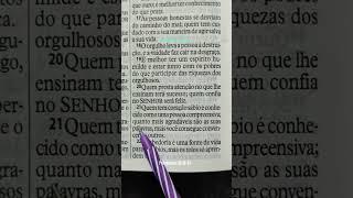 Provérbios 16:19-24 #Deus #biblia #jesus #palavradedeus #bibliasagrada #Cristo #shortsvideo #shorts