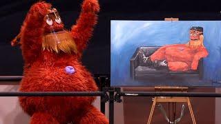 Gritty unveils glorious portrait during game