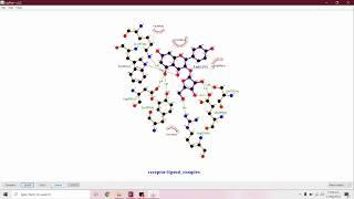 2D image of protein and ligand  by LigPlot+