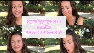 Opening my GCSE results *LIVE REACTION*