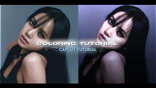 Coloring tutorial on capcut|| capcut tutorial