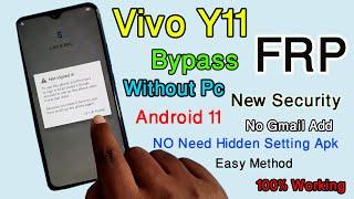 Vivo Y11 ( 1906 ) Android 11 FRP Bypass | Vivo Y11 Google Account Remove | No Need Hidden Setting