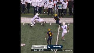Michigan QB J.J. McCarthy Shows Off Skills vs. Penn State | Big Ten Football