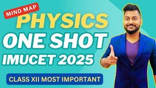 IMUCET 2025 | Physics Mind Map Class 12 | Important Topics | Yash Maheshwari
