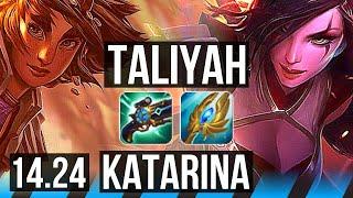 TALIYAH vs KATARINA (MID) | Legendary | NA Master | 14.24