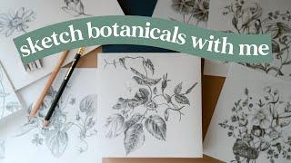 Flower drawing with pencil  realistic shading + sketch tour