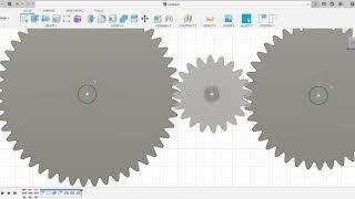 Tren de engranes rectos en Fusion 360