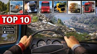 TOP 10 BEST Truck Simulator Games for Android & IOS 2024 #trucksimulator