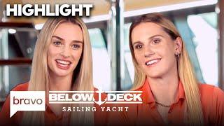 Diana Cruz & Danni Warren Are "At War" For The Boys | Below Deck Sailing Yacht (S5 E9) | Bravo
