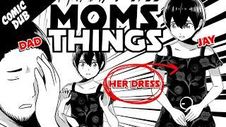 Dad Caught Me Wearing Mom's Things! | Manga Dub #transgender