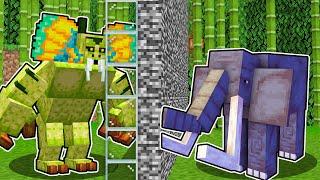 I CHEATED in a JUNGLE Minecraft Mob Battle...