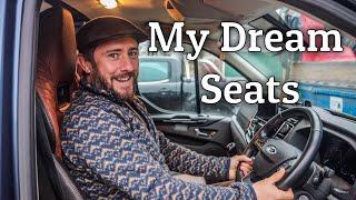 The Comfiest Van Seat I've Ever Used | Upgrading my Camper Van Seats