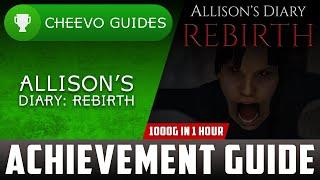 Allison's Diary Rebirth - Achievement Guide / Walkthrough (Xbox One) **ALL DIARY PAGES**